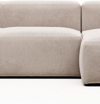 Beige Højrevendt Chaiselong Sofa fra Kave Home - Udsalg!