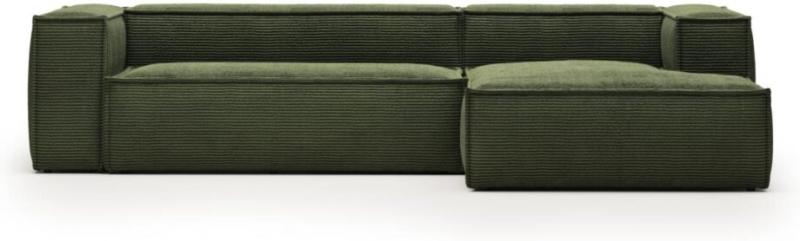 Moderne Grøn Højrevendt Chaiselong Sofa – Stilfuld Elegance