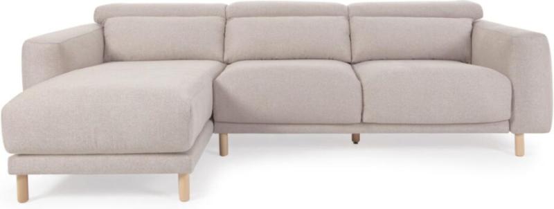 Beige Chaiselong Sofa – Nordisk Design til Dit Hjem