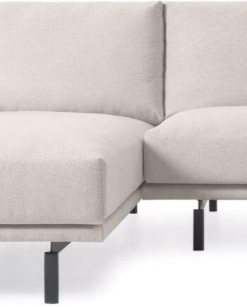 Beige Galene Chaiselong Sofa – Nordisk Elegance Tilbud!