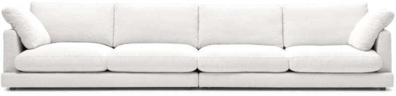 Elegant Hvid Sofa til 6 - Stilfuld Komfort til Dit Hjem