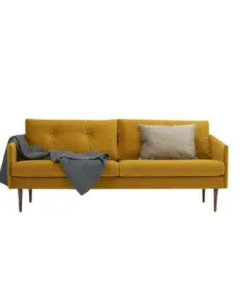 Elegant 3-Personers Velvet Sofa fra Nordly København