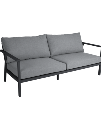 Elegant Antracit Samvaro Sofa til Haven – Stilfuld Komfort
