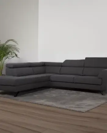 Stilfuld Grå Venstrevendt Sofa – Komfort og Elegance