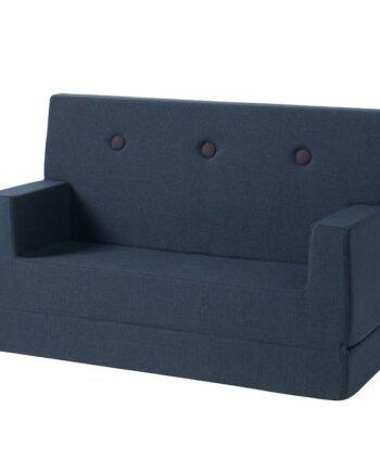Klipklap Sofa til Børn – Mørkeblå & Sort Design Tilbud