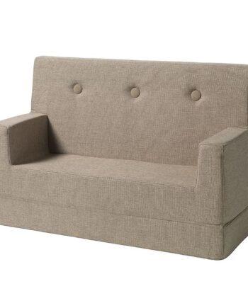 Brun Klipklap Sofa til Børn - Ideel til Leg og Afslapning