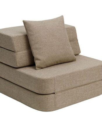 Beige Klipklap Foldesofa – Smart og funktionel løsning!