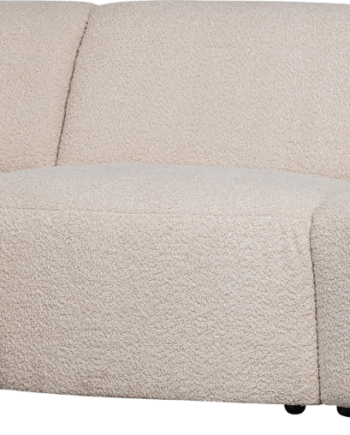 Creme 3-Personers Venstrevendt Sofa – WOOOD Black Friday Tilbud