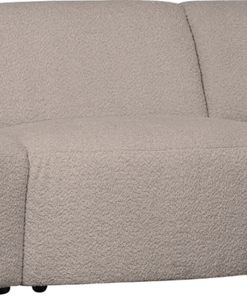 Coco 3-Personers Højrevendt Sofa i Sand – WOOOD Tilbud!