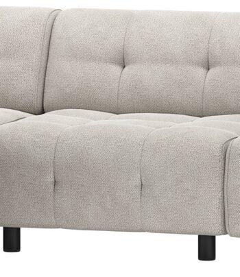 Elegant venstrevendt chaiselongsofa i lysegrå fra WOOOD