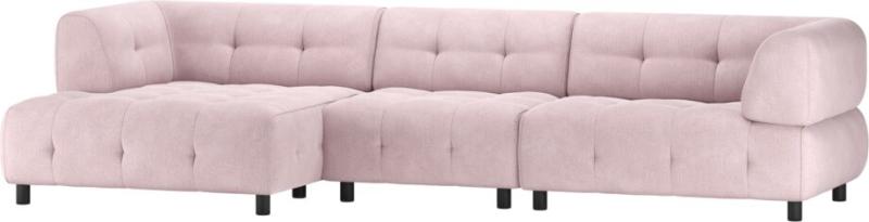 Elegant Lyserød Chaiselong Sofa – Stilfuld Indretning til Hjemmet