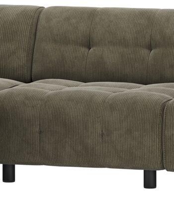 Elegant Grøn Fløjl Chaiselong Sofa - Fantastisk Tilbud!