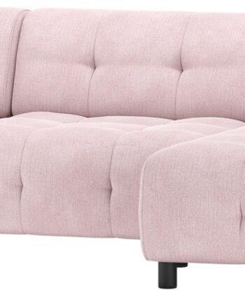 Elegant Lyserød Chaiselong Sofa – Stilfuld Komfort til Hjemmet