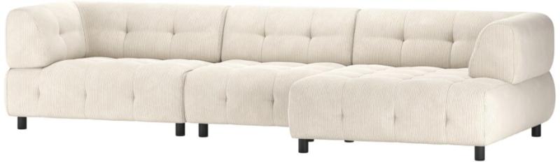 Elegant Lysegrå Fløjl Chaiselong Sofa – Fantastisk Tilbud!
