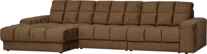 Luksuriøs venstrevendt chaiselong sofa på tilbud fra Woood!
