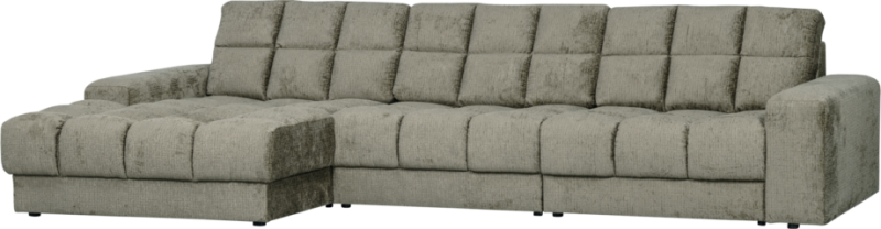 Elegant Venstrevendt Chaiselong Sofa i Frostfarve - Tilbud!