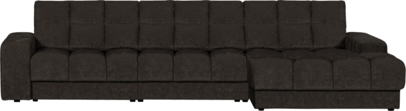 Antracit Chaiselong Sofa – Højrevendt Elegance til Stuen