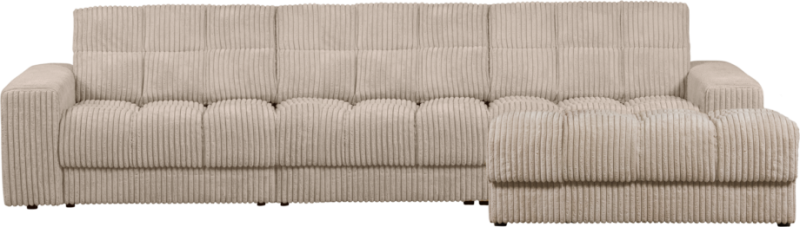 Luksuriøs Højrevendt Fløjl Chaiselong Sofa - Elegance & Komfort