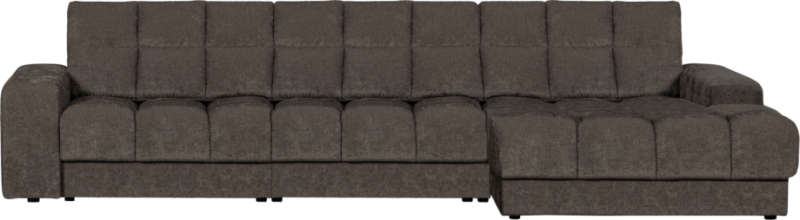 Elegant varm grå chaiselong sofa fra WOOOD - Stilsikker komfort