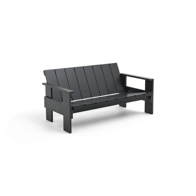 Eksklusiv Sort Hay Crate Lounge Sofa – Tidløs Elegance