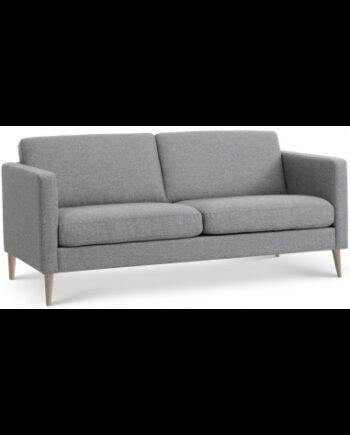 Askset 2-personers sofa i lysegrå – Moderne design tilbud!