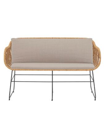Bloomingville Collin Sofa i Natur Polyrattan – Udendørs Elegance