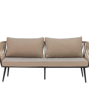 Bloomingville Pavone Sofa i Brun Metal – Nordisk Elegance
