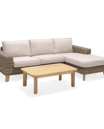 Bahamas Lounge Sæt – Elegant 2-personers Udesofa til Haven