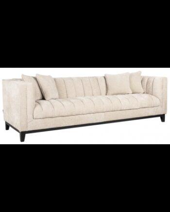 Beauchamp Sofa i Sort og Creme – Stilfuld Stueindretning