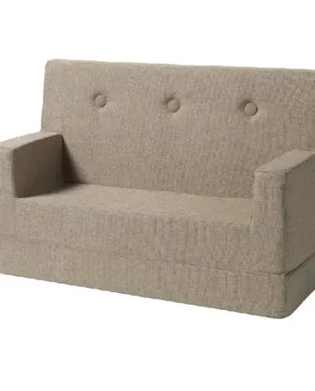 Klipklap Børnesofa i Sand – Ideel til Leg og Afslapning
