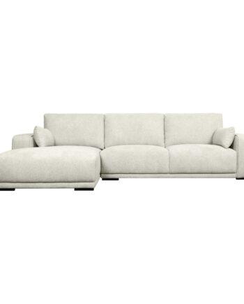 Elegant California Sofa med Venstre Chaiselong – Sand Stof