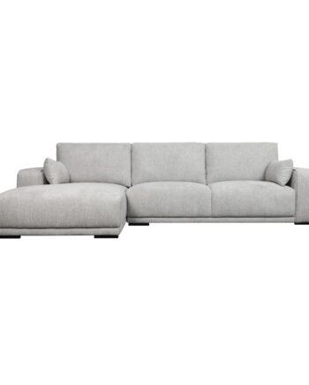 Elegant Sort California Sofa med Venstre Chaiselong - Udsalg!