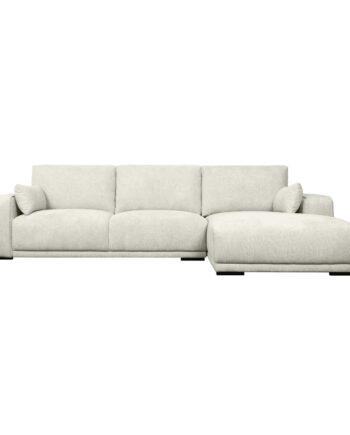 Elegant Californisk Sofa med Højre Chaiselong i Sand