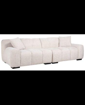 Charelle 3-personers sofa i sort og creme – Elegant design
