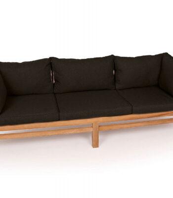 Elegant Teak Sofa til 2 med Vandafvisende Hynder