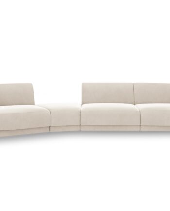 Elegant Modulsofa "Miley" til 4 Personer i Velvet Design