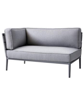 Cane-line Conic 2-personers Sofa – Elegant Havemøbel i Grå