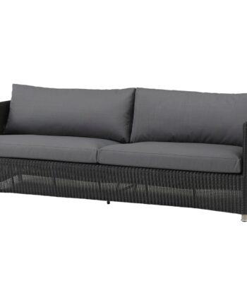 Cane-line Diamond 3-personers Udendørs Loungesofa - Grafit