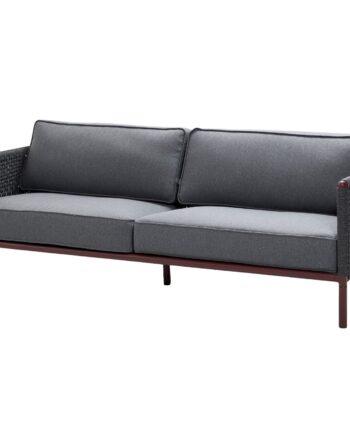 Cane-line Encore 3-personers sofa i Bordeaux – Elegant udendørs møbel
