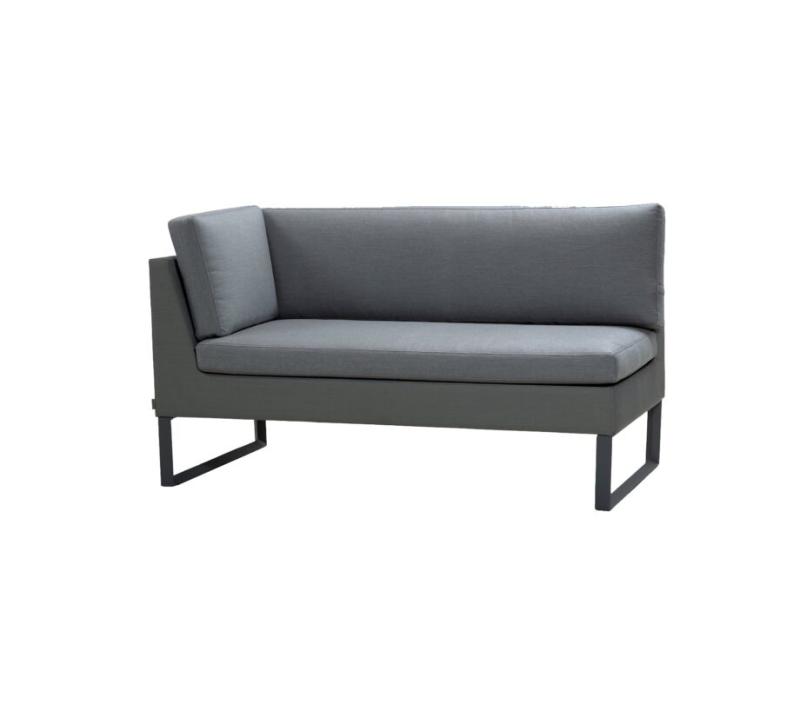 Cane-line Flex Pers Sofa Højre Modul – Grå til Udebrug