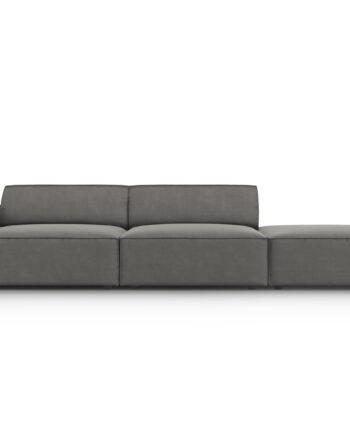 Micadoni Jodie Sofa – Elegant Sort Fløjl til Dit Hjem