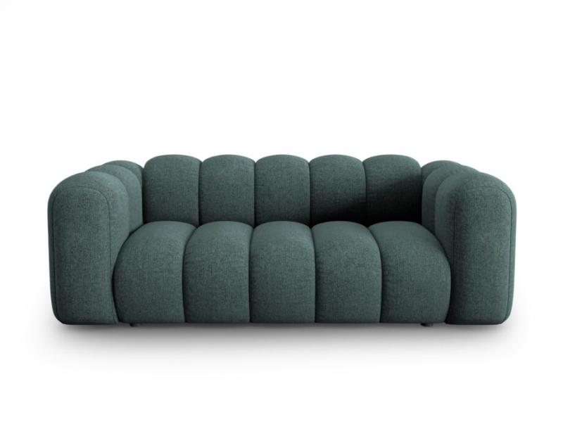 Elegant Lupin Sofa i Sort og Blå Chenille – Moderne Design