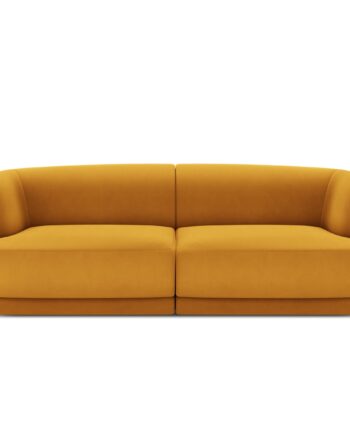 Elegant Sort Fløjl Sofa - Ideel til Dit Hjem