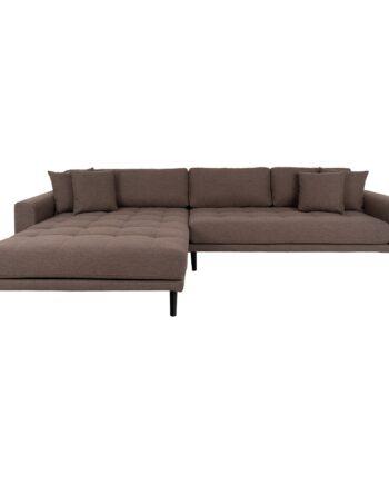 House Nordic Lido Lounge Sofa - Venstrevendt Brun Tilbud