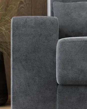 Antracit Sofa til Pladsbesparende Skabsseng – Smart Design