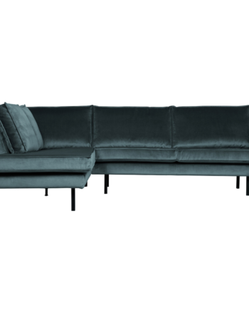 Elegant Teal Rodeo Venstrevendt Hjørnesofa – Indretningstilbud