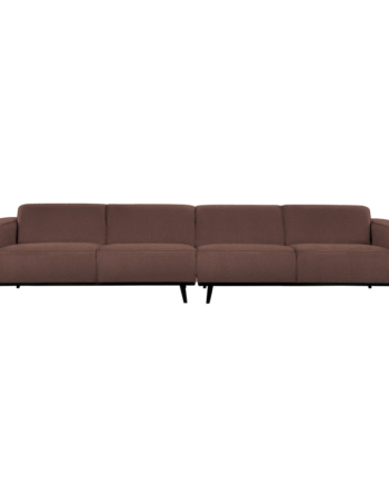 Brun 4-personers Boucle Sofa fra BePureHome – Fantastisk tilbud!