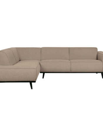 Beige Boucle Hjørnesofa – Stilfuld Komfort til Dit Hjem