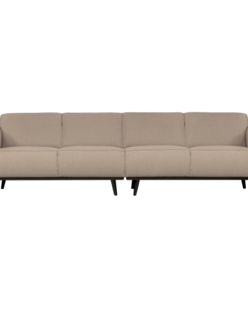 Beige Boucle Sofa – Elegant komfort til stuen!