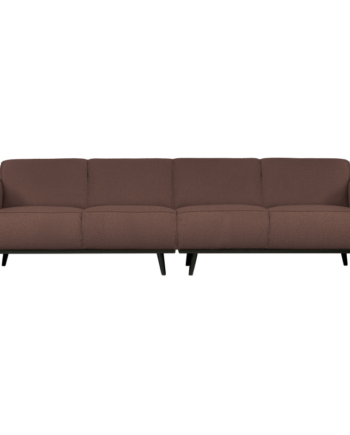 Brun Statement Sofa 280 Boucle Coffee fra BePureHome